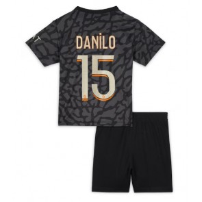 Paris Saint-Germain Danilo Pereira #15 Rezervni Dres za Dječji 2023-24 Kratak Rukavima (+ kratke hlače)